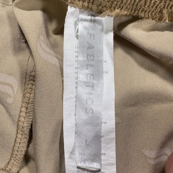 Fabletics Women's Iggy Woven Logo Elastic Waist Pants JM3 Sandy Brown Large - Picture 5 of 8